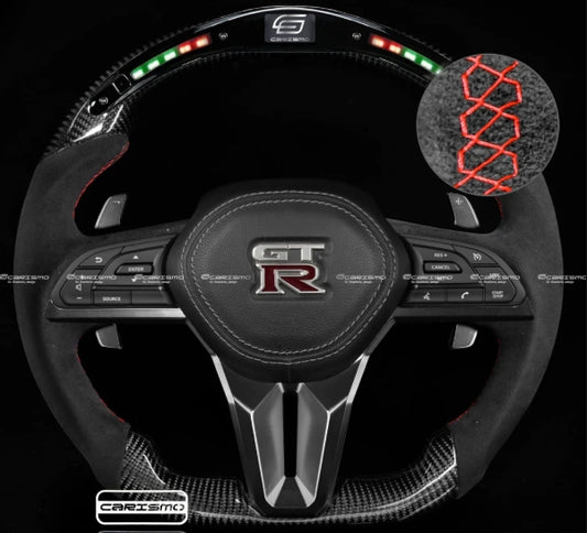 Carismo Steering Wheel Nissan GT-R (R35 EBA) - Classic RPM LED